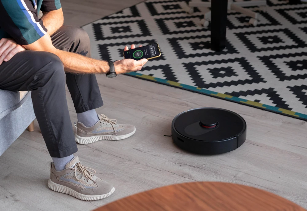 robot vacuum with self cleaning mop